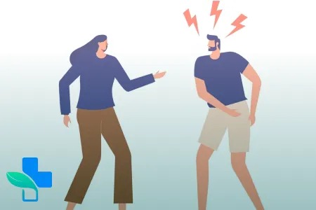 Мужчина и женщина ругаются